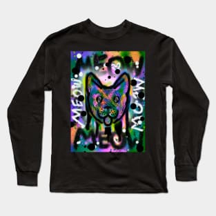 Spray Paint Cat V8 Long Sleeve T-Shirt